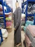 Fashion Twist Long Sleeve Woolen Knit Dress  GBLH-2808#