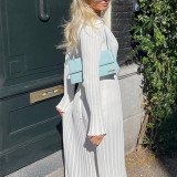 Long Sleeve V Neck Knits Maxi Dress GBLH-9516#