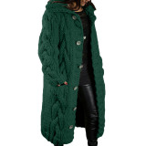 Plus Size Long Sleeve Cardigan Sweater Coat GBLH-92288#