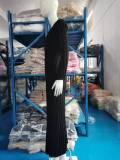 Flare Long Sleeve V Neck Knits Long Dress GBLH-9837#