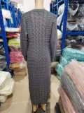 Fashion Twist Long Sleeve Woolen Knit Dress  GBLH-2808#