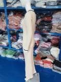 Fashion Lapel Knits Long Dress GBLH-131131#