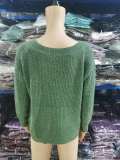 Long Sleeve Solid Color Knits Sweater GBLH-2536#