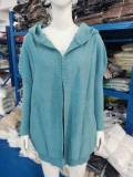 Hooded Collar Knit Bat Sleeve Loose Sweater GBLH-2101#