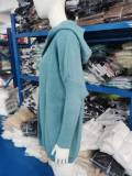 Hooded Collar Knit Bat Sleeve Loose Sweater GBLH-2101#