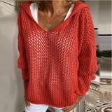 Hooded Loose Sweater Sunscreen Clothing GBLH-6039#
