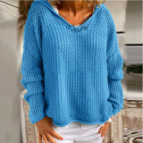 Hooded Loose Sweater Sunscreen Clothing GBLH-6039#