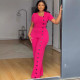 Irregular Neckline  Button Down Wide Leg Jumpsuit NY-10893