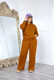 Long Sleeve Sweatshirt Hooded Two Piece Pants Set MK-3208