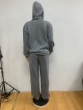 Long Sleeve Sweatshirt Hooded Two Piece Pants Set MK-3208