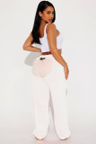 Sport Elastic Waist Loose Velour Pants MUE-8077