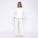 Solid Long Sleeve Hooded Sweatshirt Pants 2 Piece Set SSNF-211467