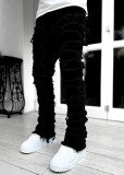 Men's Fashion Straight Brushed Jeans GDMY-CK3001