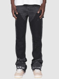 Men's Appliqued Denim Stacked Flare Jean  GDMY-MGD661