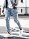Men's Fashion Denim Holes Tight Jeans GDMY-1903