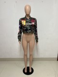 Camouflage Print Long Sleeve Jackets YNSF-2657