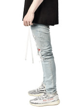 Men's Casual Washed Slim Pencil Jeans GDMY-1991