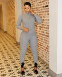 Long Sleeve Knits Slim Two Piece Pants Set TK-TK6341