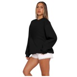 Plus Size Men&Women Long Sleeve Solid Sweatshirt YD-YD-0001