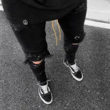 Men's Holes Slim Pencil Jeans GDMY-1973