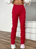 Rubbed Side Stacked Straight Jean GDMY-CK3018