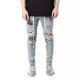 Men's Casual Washed Slim Pencil Jeans GDMY-1991