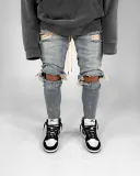 Men's Holes Slim Pencil Jeans GDMY-1973