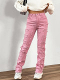 Rubbed Side Stacked Straight Jean GDMY-CK3018