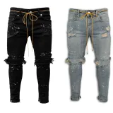Men's Holes Slim Pencil Jeans GDMY-1973
