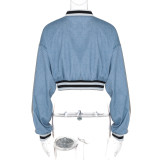 Stylish Short Long Sleeve Jacket BLG-C4717014A