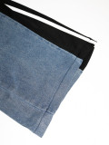 Fashion Patchwork Stripe Straight Jeans SH-S391244 