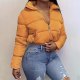 Solid Color Long Sleeve Warm Cotton Jacket Coat SH-S390904