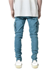 Men's Fashion Multi-pockets Pencil Jeans GDMY-MGD8