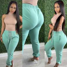 Solid Color Drawstring Sport Pants GDIM-D2428