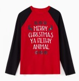 Christmas Long Sleeve Printed Pajamas Parent-Child Set GSGS-0690