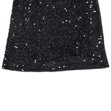 Beaded Velour Backless Sling Maxi Dress BY-C7065