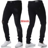 Men's Holes High Waist Pencil Jeans GDMY-1082