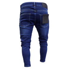 Men's Plus Size Denim Holes Zipper Jeans GDMY-820