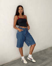 Denim Loose Fashion 5 Point Pants GDMY-FZ12125