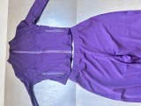 Solid Color Tight Long Sleeve Micro Flare Pants Suit CH-24057
