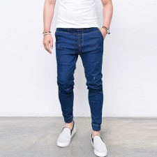 Men's Plus Size Solid Color Pencil Jeans GDMY-11181