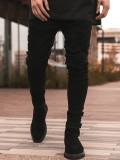 Men's Holes Slim High Waist Jeans GDMY-MGD13