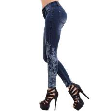 Plus Size Embroidery Tight Jeans GDMY-8088