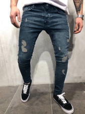 Men's Holes Slim Tight Pencil Jeans GDMY-MGD160