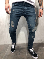 Men's Holes Slim Tight Pencil Jeans GDMY-MGD160