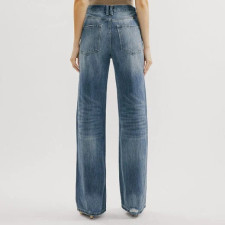 Fashion High Waist Wide Leg Jeans GDMY-1801