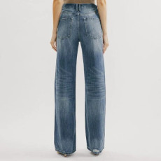Fashion High Waist Wide Leg Jeans GDMY-1801