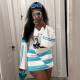 Contrast Color Print Long Sleeve T Shirt DLSF-K24T45079