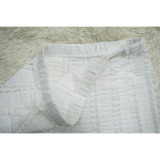Solid Color Sleeveless Tie Up Backless Long Skint Set YF-10751