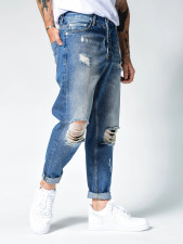 Men's Loose Holes Fashion Washed Jeans GDMY-MGD25